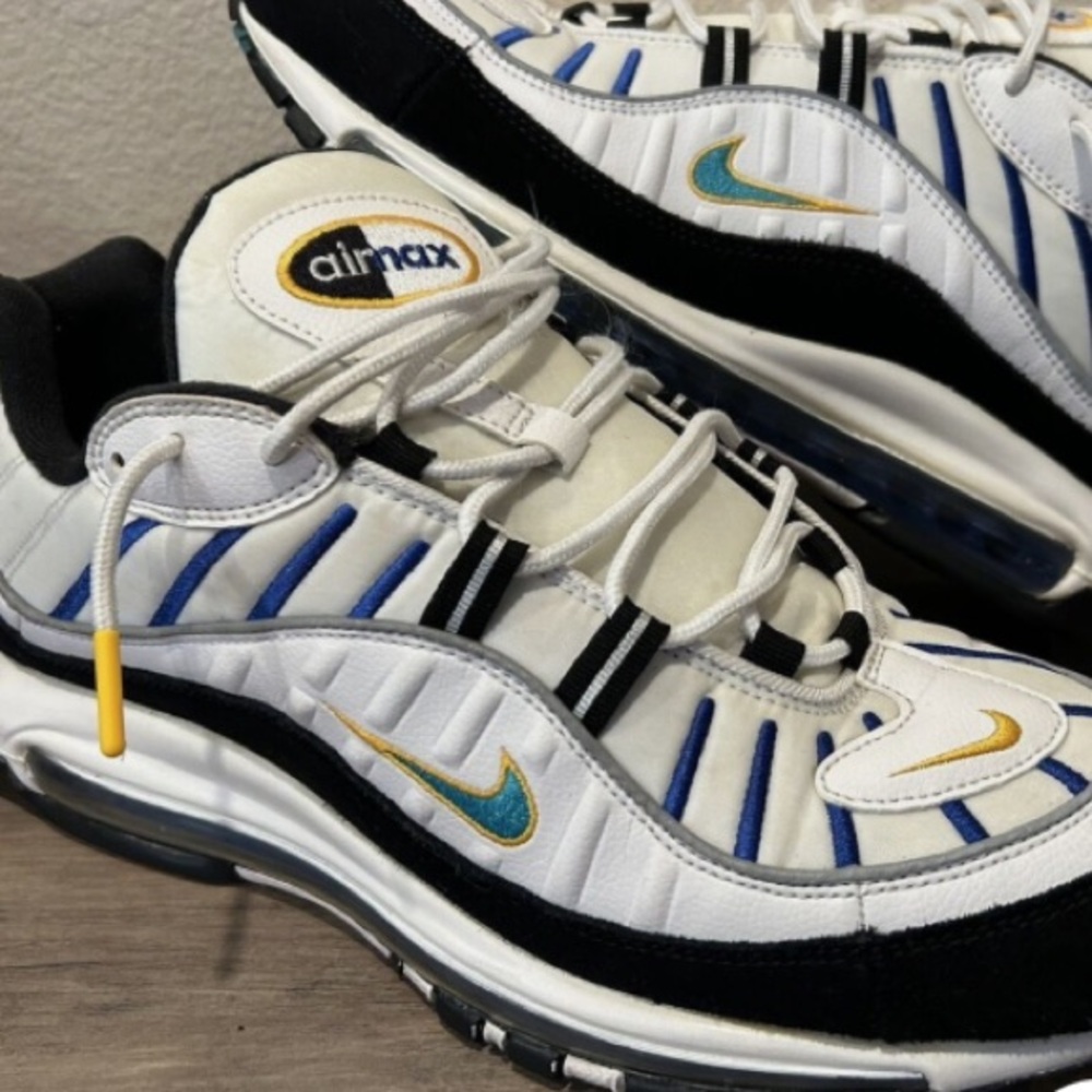 NIKE AIRMAX 98 Premium Teal Nebula BV0989-102 sport wear - Picture 1 of 16